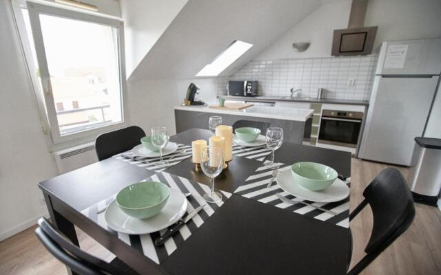 Appart Balcon 10 mins Disneyland 2CHB QuartierChic