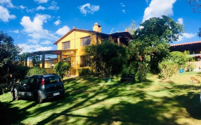 Yellow guest house