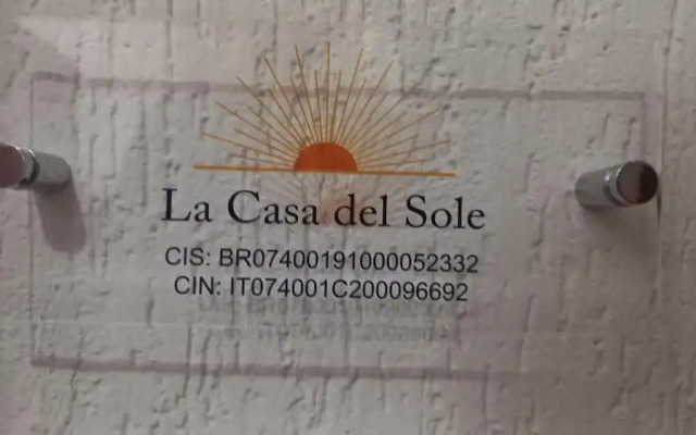 The House OF THE SUN Brindisi