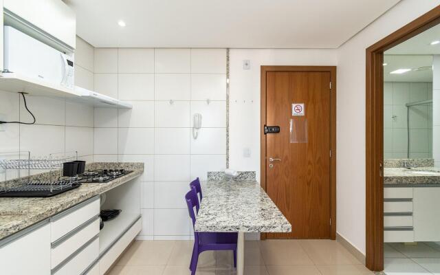 Flat aconchegante no Setor Bueno - TH1604