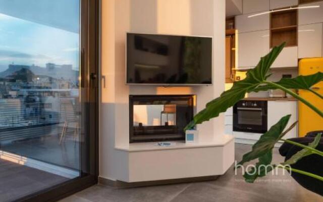 59m homm Loft Penthouse with Acropolis View 2ppl