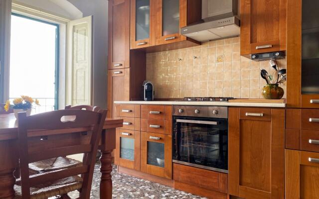 Ideal for family apartment, sea view terrace-Terrazza Palmieri
