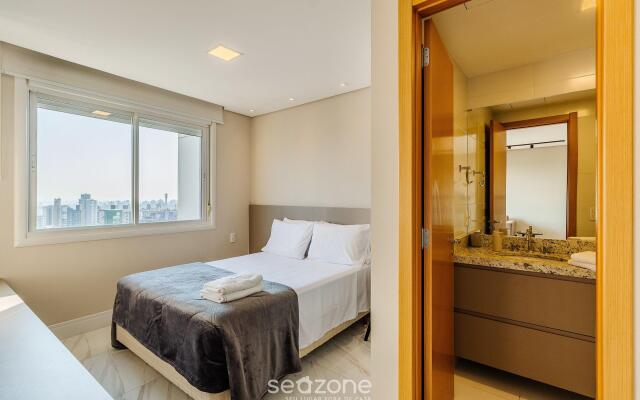 Loft de Luxo c/bela Vista no Petrópolis AHO1402