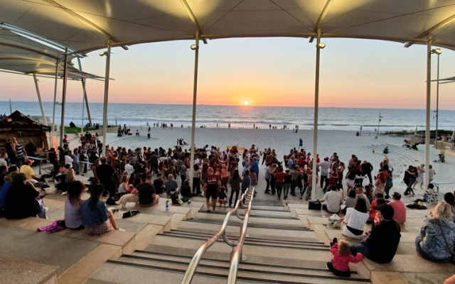 Sunset on Esplanade