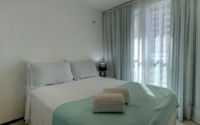 Sea View Praia de Iracema 2 Bedrooms 5 People 200mb Wifi By DM Apartments