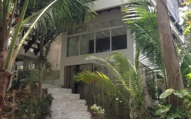 Tropical beach house