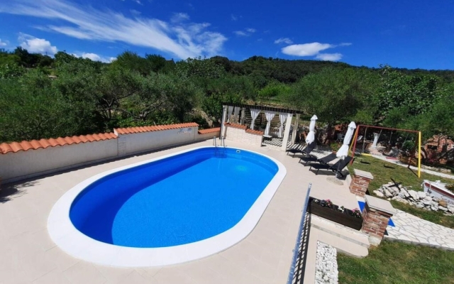 Apartment Robi- swimming pool and beautiful garden A2-crveni Kampor, Island Rab