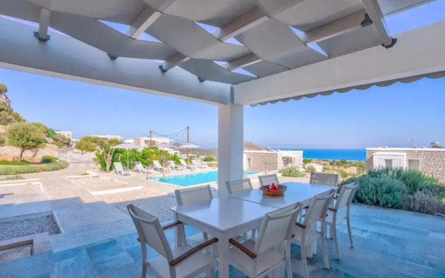 The Red Rock Villa Afandou by Rhodes4vacation