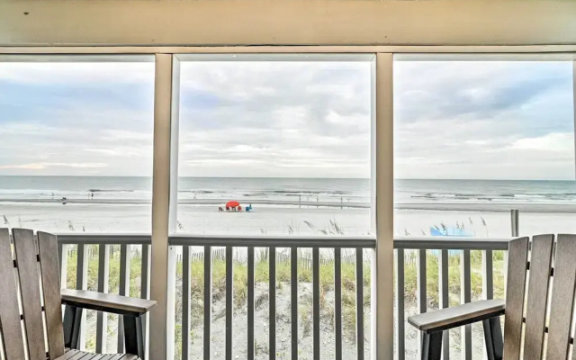 Oceanfront Condo w/ Furnished Deck & Views!