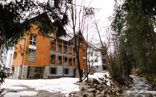 90 m2 horský apartmán v centru Harrachova