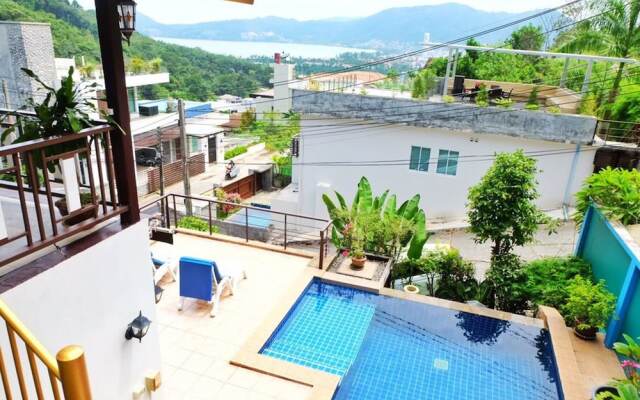 4BR Sea View Pool Villa at Patong Hill