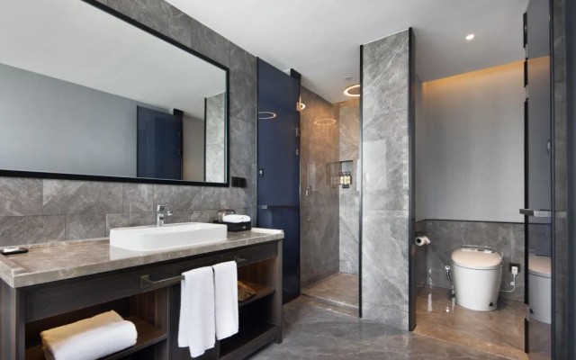 Rezen Dong Hotel Hangzhou Qianjiang Century City Olympic and International Expo Center – Bathroom – Hangzhou