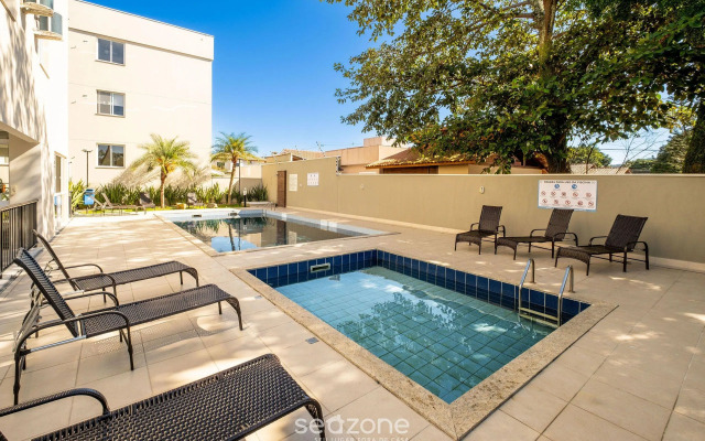 Apto em cond. c/piscina a 5min da praia MAR202