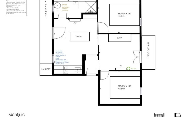 Ma Bright apartment next to Parc de Montjuïc