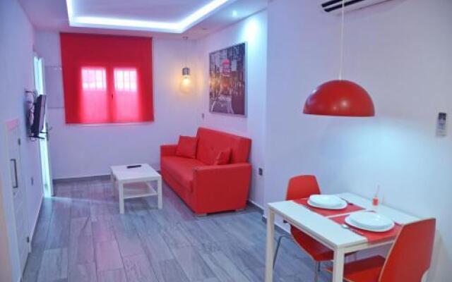 Conil Red-Black Apartment