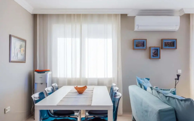 Furnished Cozy Flat With Wide Sea View in Kas