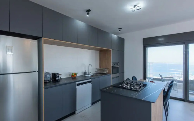 PORT CITY HAIFA-3 Bdrms BAY VIEW Luxury