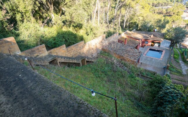 Bohemian villa con piscina privada en Playa Tamariu