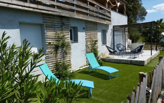 Mini villa T2 climatisée, vue mer, cosy & moderne