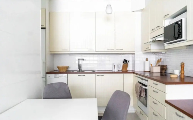 1br apartment in Kannelmäki with sauna