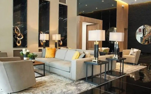 Room-sleek Studio With City Views on the