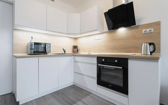 Yellow apartment with PARKING