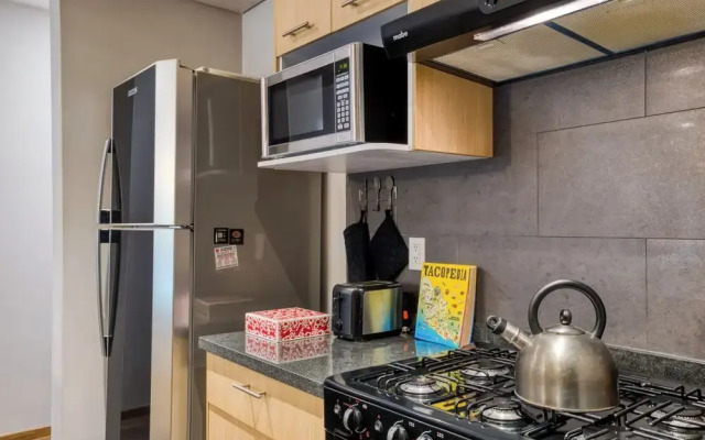 Depa Condesa con Terraza y Home Office