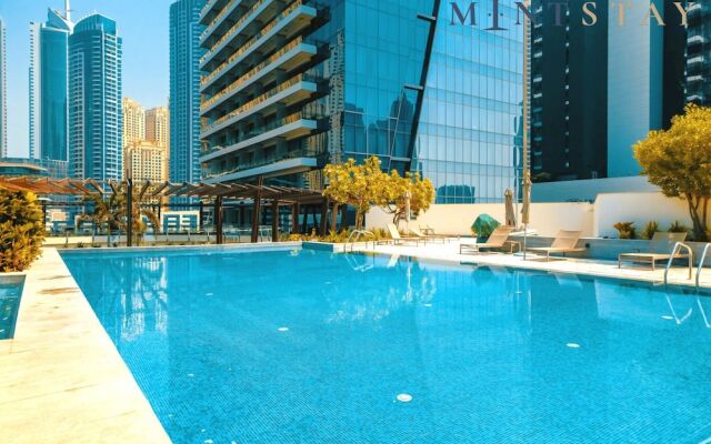 Exclusive 2BR Apt With Superb Balcony Marina Views