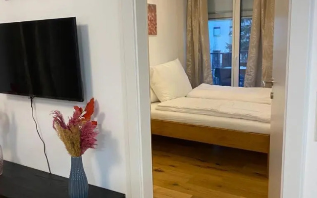 Modern apartment near city center - garden