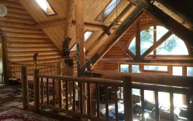 Redwood Log Cabin