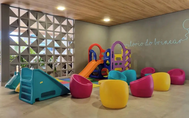 Apê na Pajuçara, AR na Sala, Fitness, Piscina & Kids