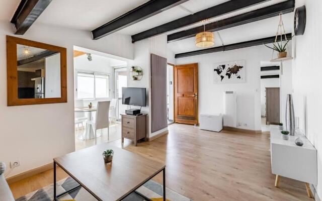 Appartement cosy Verduron vue mer panoramique