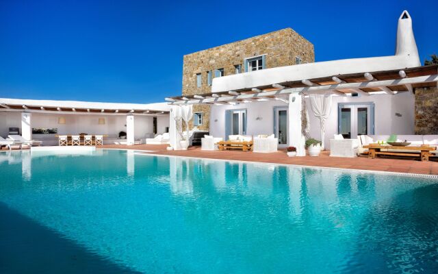 180 ° View PRIVATE Pool Villa Choulakia to enjoy SUN kissing SEA