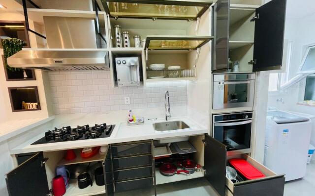 Topíssimo apartamento beira mar praia do morro