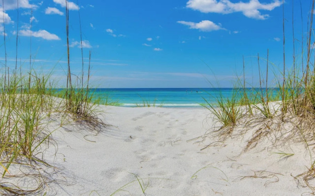 Seafoam Beautiful 3BR Home With Heated Private Pool - 4 Min Walk to Beach!