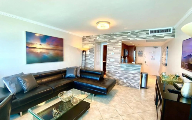 Direct ocean front condo Miami Beach