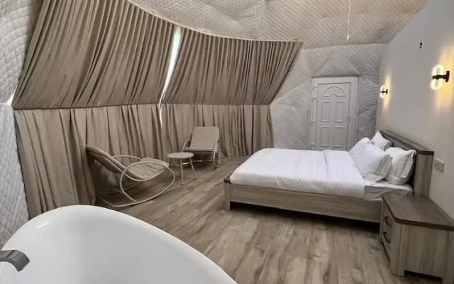 Modern desert gate resort
