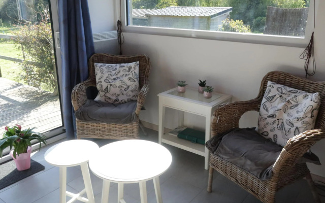 Wooden House in Brittany Near Sandy Beach