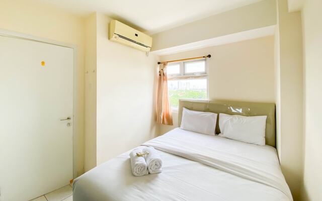 Homey And Comfort 2Br Green Pramuka City Apartment
