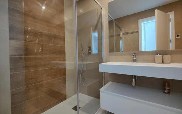 SUNSET WAVES blue sky apartment