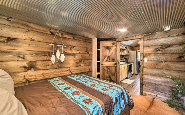 Rustic Dog-friendly Cabin w/ Deck & Fire Pit!