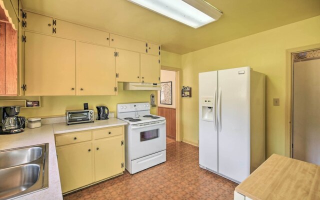 Quaint Creekside Home w/ Spacious Deck & Yard