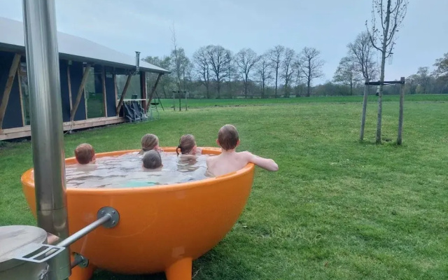 Luxury Lodge in Twente With Meadow Views