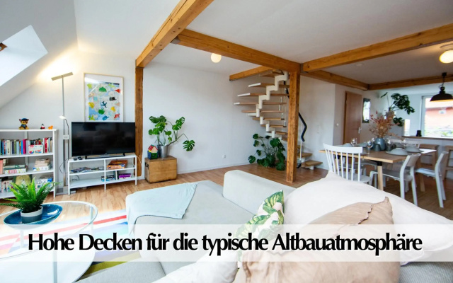 Schickes 80m2 Maisonette-Loft in zentraler Lage Erfurts mit Balkon
