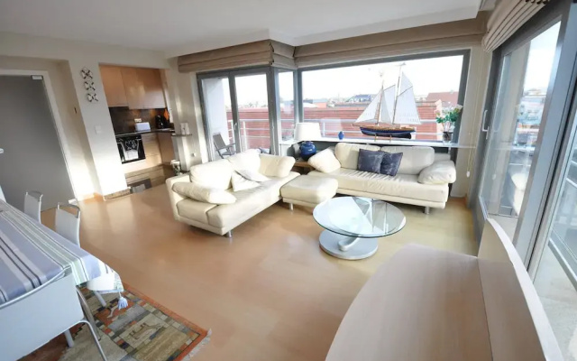 Apartment in Belgium With Side Sea View