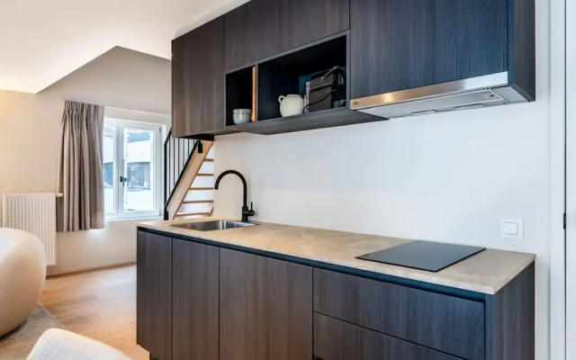 Stylish Duplex Studio With Premium Materials in Ghent City Center