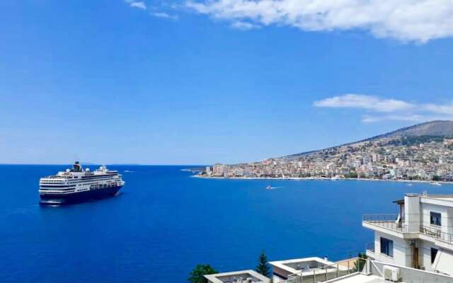 Apartment With one Bedroom in Sarandë, With Wonderful sea View and Terrace - 10 m From the Beach