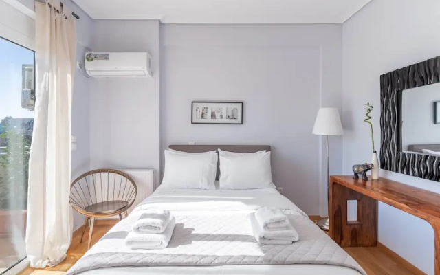 Penthouse w Acropolis View & Parking