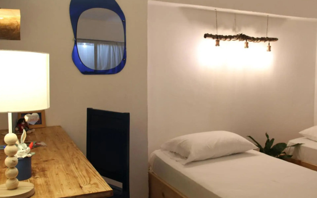 Handcrafted wooden apartment