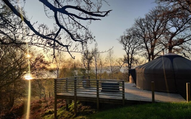 Charming Yurt in Kelburn Estate Near Largs